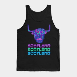 Scotland Highland Cow Tank Top